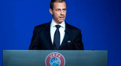 Aleksander Ceferin, presidenta de la UEFA